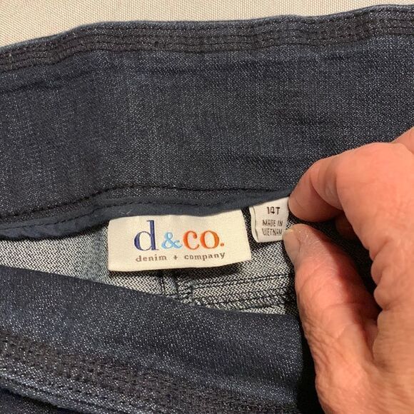 Denim & Co. Size 14 tall pull on elastic waist denim jeans - Picture 4 of 8